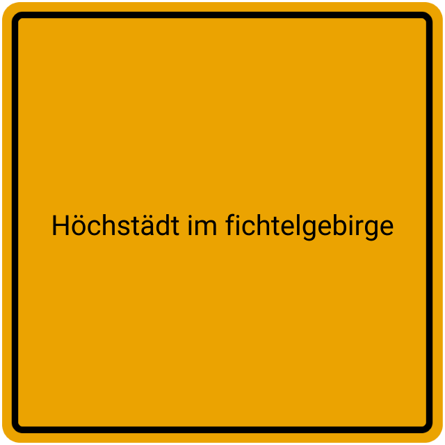 Meldebestätigung Höchstädt im Fichtelgebirge